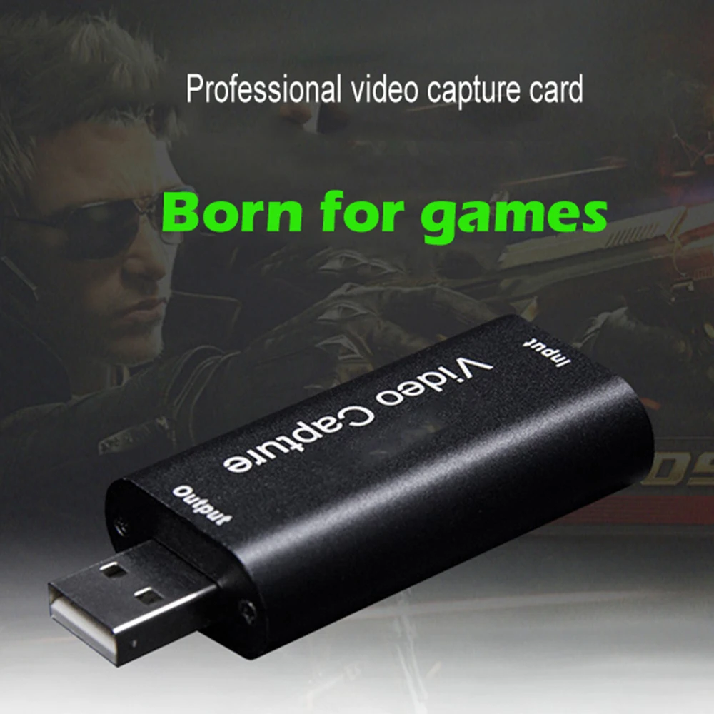 Mini HD 1080P HDMI-совместим с USB 2 0 Карта видеозахвата коробка для записи игр Youtube OBS
