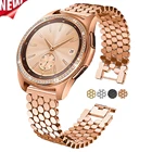 Ремешок из нержавеющей стали для Samsung Galaxy 46 мм Gear S3 band Galaxy Watch 3 45 мм