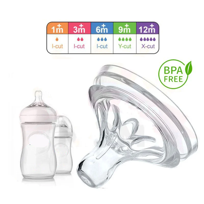 Puting Baby Susu Soft Teat Nipple Natural Bottle Replacement