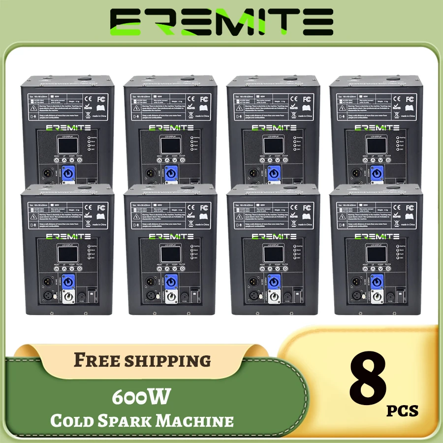 Электронный фейерверк 0 Tax 8 шт. 600 Вт аппарат холодной свечи для DJ свадьбы