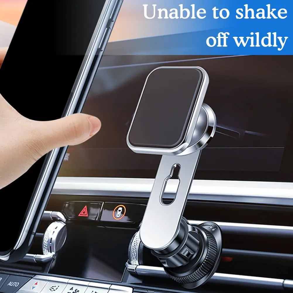 

1 шт. Универсальный складной магнитный держатель для телефона сильный магнит Автомобильный держатель для телефона вращающийся на 360 ° шаровой шарнир для IPhone 14 13 12 Se B9M0