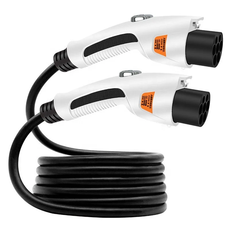

3Phase 16A 32A Charging Cable Electric Car Mode 3 Cable Type 2 To Type 2 Portable IEC62196-2 EV Charger Cable