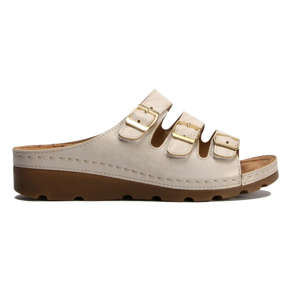 

Женские анатомические кожаные тапочки Dorlie сиб160119 Dorlie-Nature, 36-41