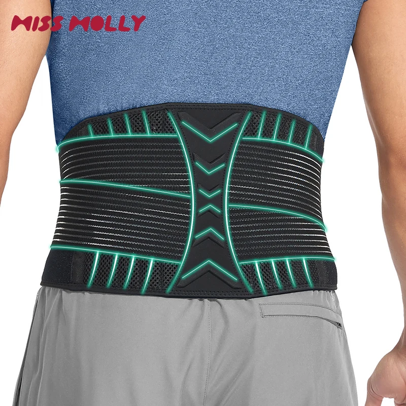 Back Brace for Men and Women Breathable Waist Lumbar Lower Back Support Belt for Sciatica Herniated Disc Scoliosis Back Pain