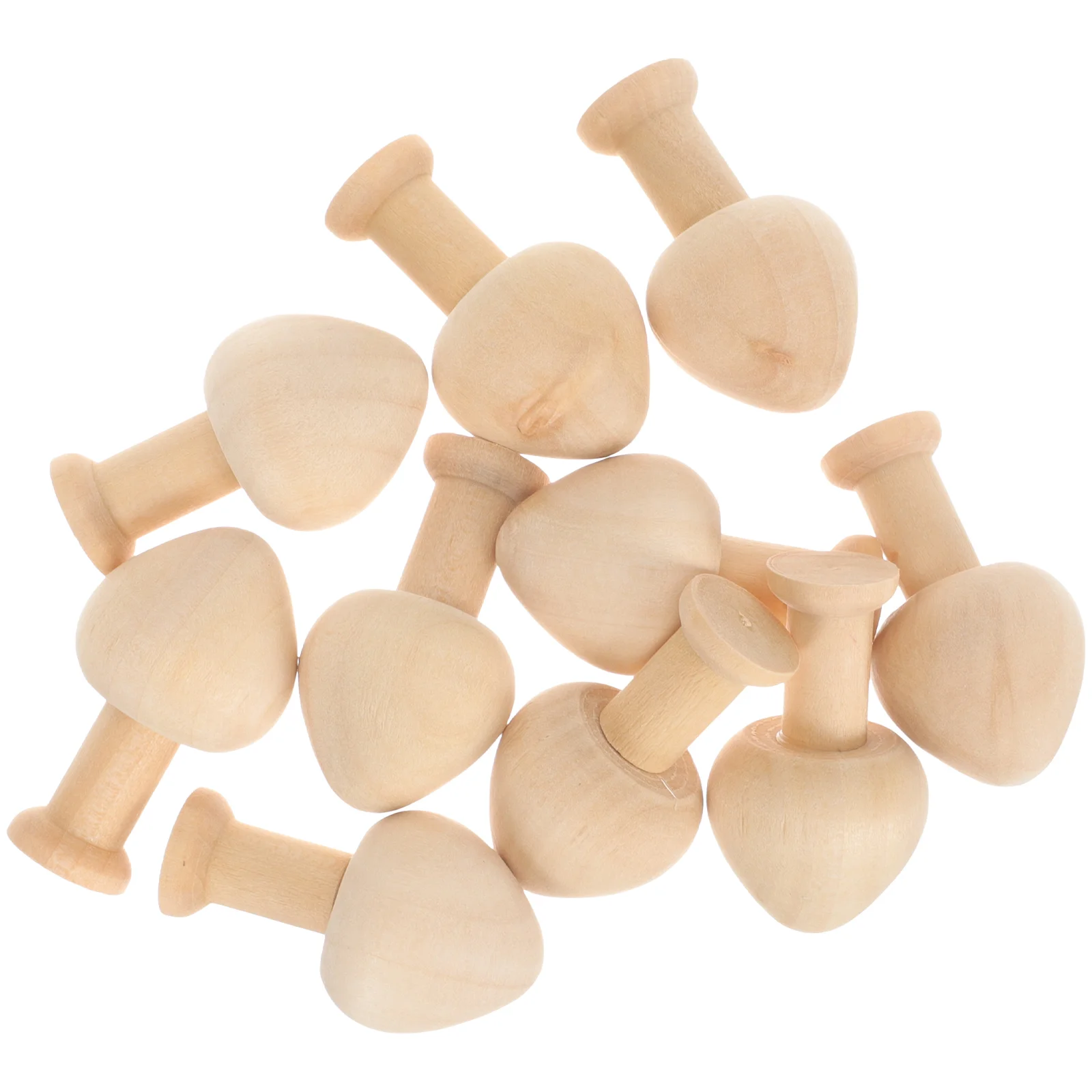 

Wooden Easter Wood Trees Unfinished Peg Tree Mini Decor Crafts Blank Unpainted Mushroom Diy Supplies Party Miniature Figurine