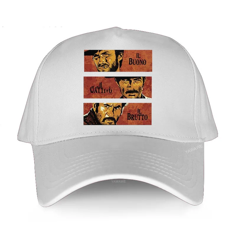

Men's fashion many color caps New arrival The Good The Bad And The Ugly Funny Design Baseball cap drop shipping Outdoor hats