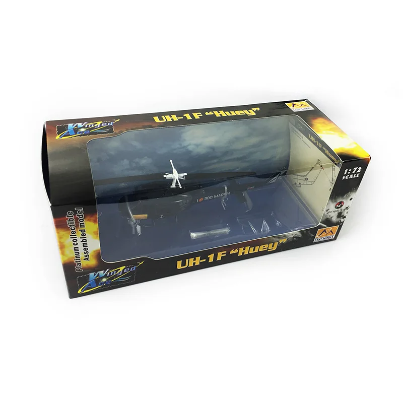 

Easy Model 36919 1/72 Huey Helicopter UH-1F Spanish Marine Corps Finished Model for Gifts TH07514-SMT2