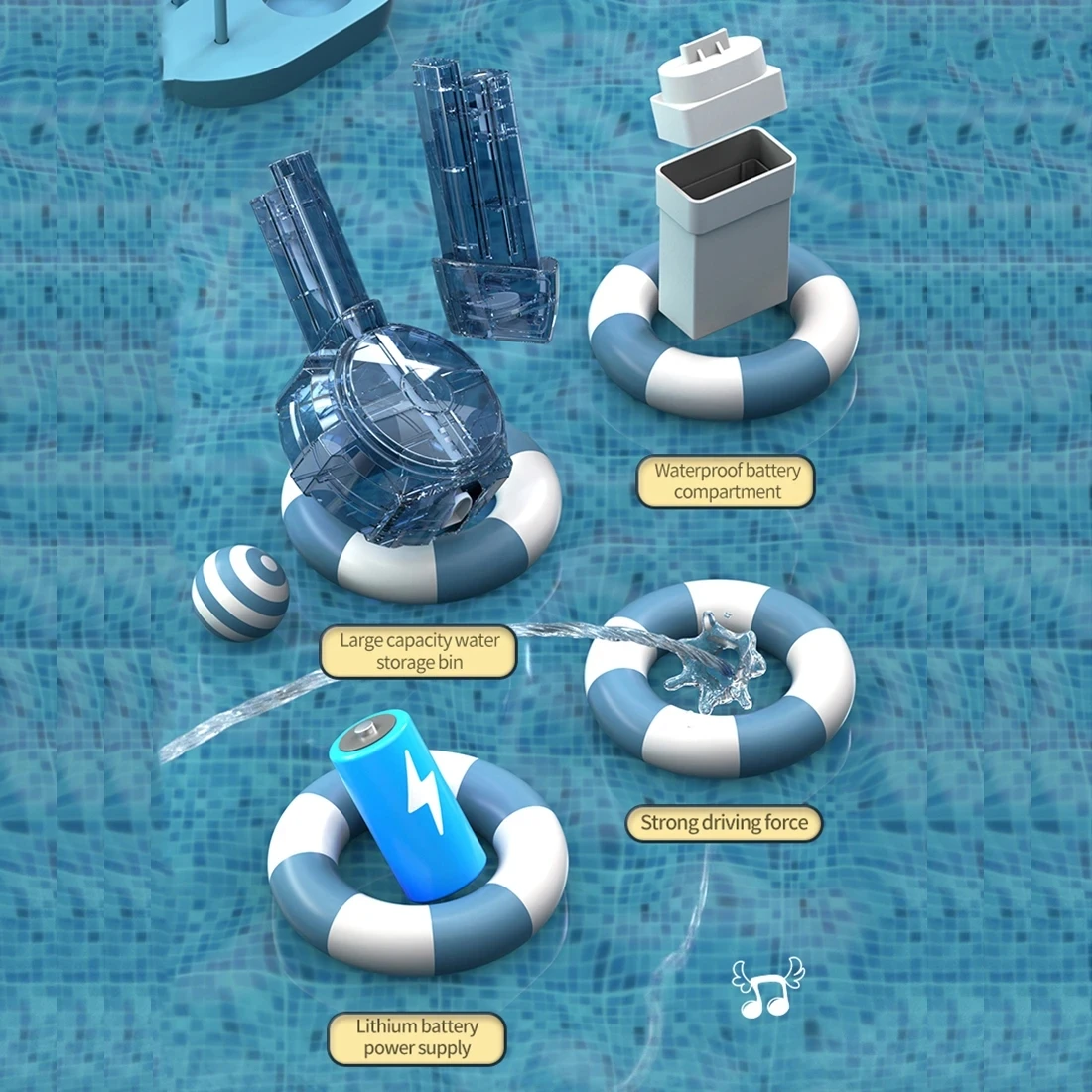 CatXaa M416 Электрический пистолет-водяной пистолет игрушка для открытого воздуха