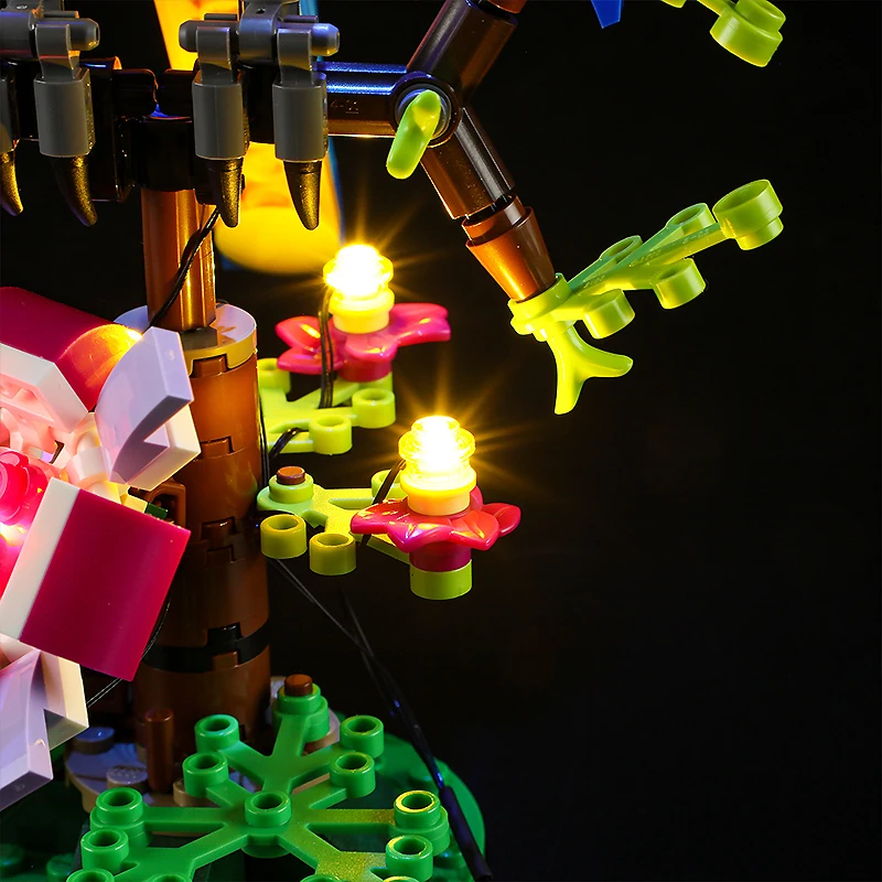 DIY светодиодный набор для LEGO 31136 экзотический попугай (только Φ без модели блоков)