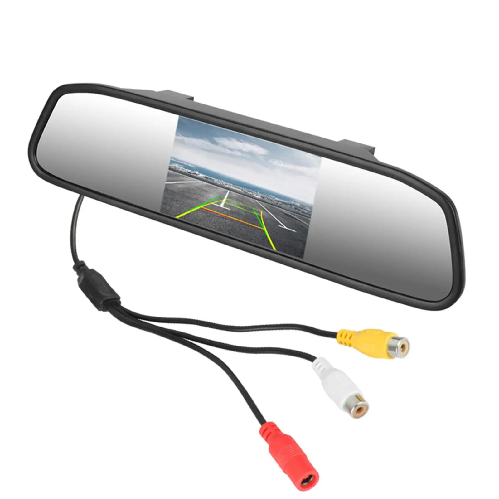 

Car HD Video Auto Parking Monitor 4 LED Night Vision CCD Car Rear View Camera 4.3" 5" TFT LCD Car Rearview Mirror Monitor