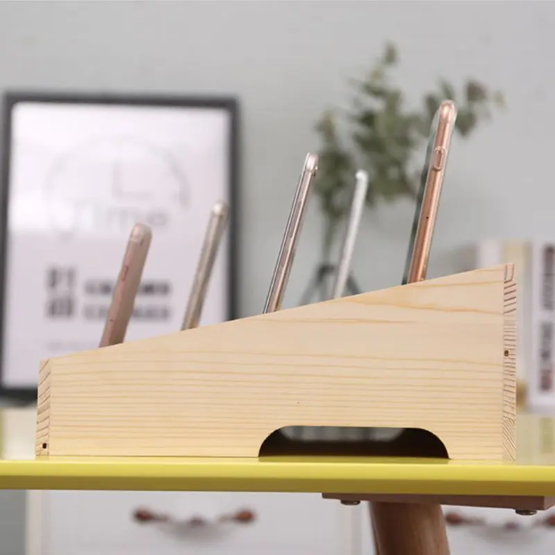 

Многофункциональная деревянная коробка для хранения с 24 ячейками, фотоорганайзер R9UF