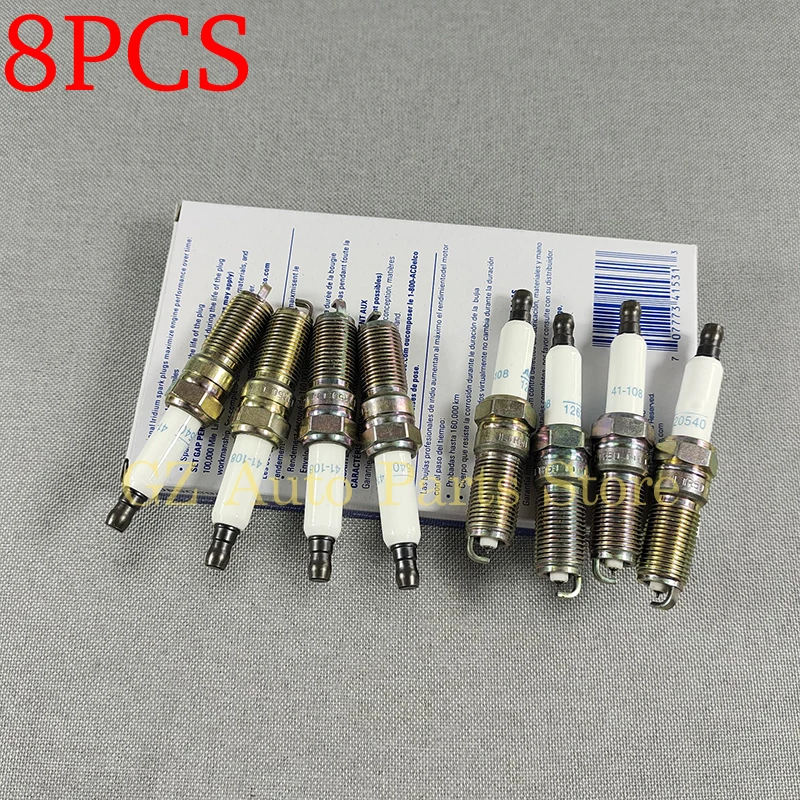 

8 шт. иридиевая Свеча зажигания 12620540 для Buick LaCrosse Regal Sport Cadillac необходимость Captiva Pontiac 41-108