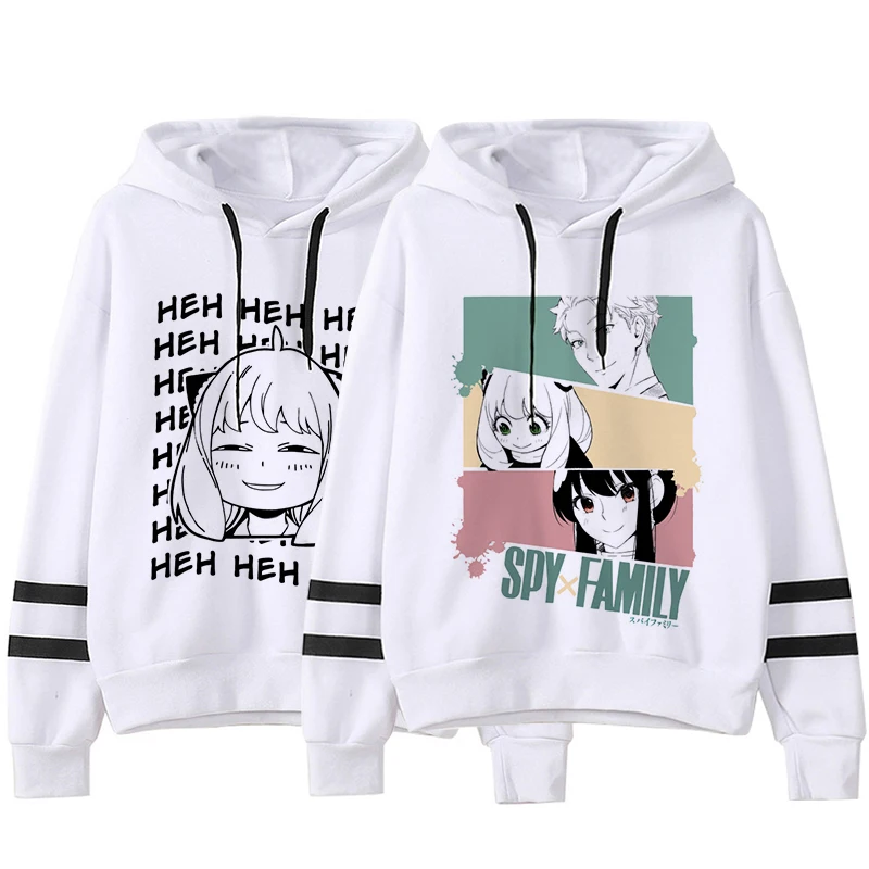 

Unisex Spy X Family Hoodie Men/women Japanese Anime Anya Sweatshirt Harajuku Cartoon Hip Hop Vintage Clothes Y2k Hooded Female