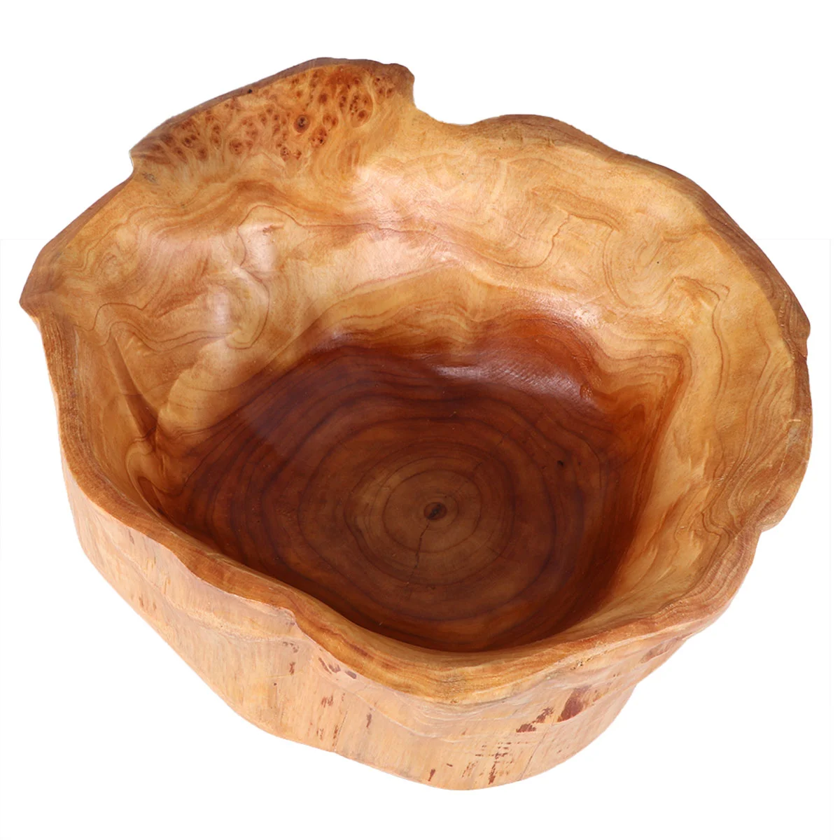 

Bowl Wooden Bowls Serving Fruit Wood Candy Salad Container Plate Dish Platter Appetizer Tray Carved Decorative Prep