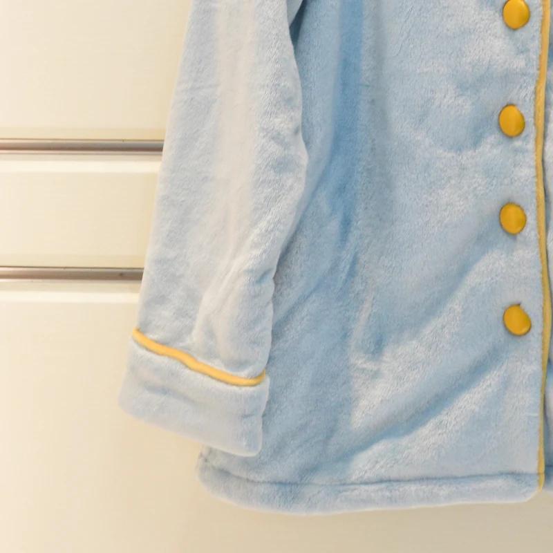 Finteng пижамы 2024 осенне-зимние женские фланелевые однотонные простые теплые