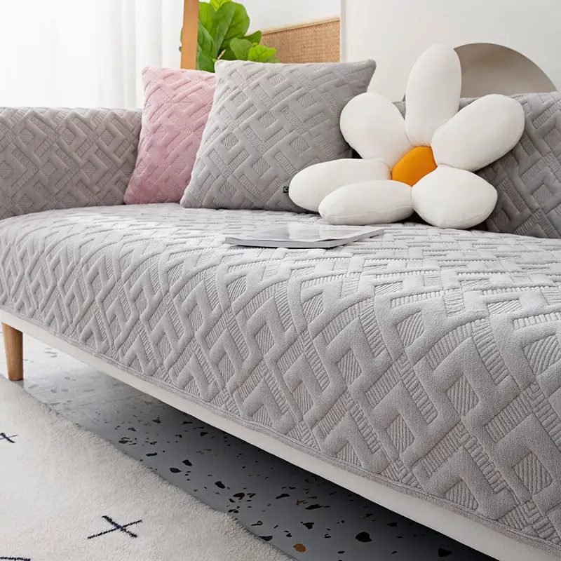 

2023 5 Colors Sofa Cover Slip Resistant Slipcover Seat European Couch Cover Sofa Towel for Living Room Decor For Four Seasons