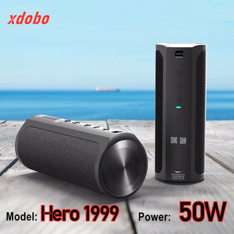Беспроводная Bluetooth-Колонка Xdobo Hero 1999 IPX7 уличный водонепроницаемый сабвуфер бас 6600