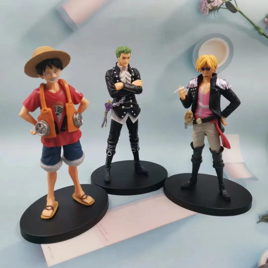 

One Piece DXF Film Red Monkey D Luffy Uta Shanks Roronoa Zoro Sanji Anime Action Figures Model Toys