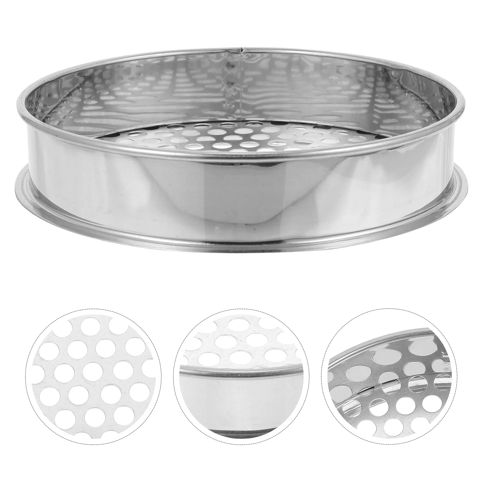 

Soil Garden Sieve Sifter Riddle Mesh Sand Pan Sifting Gardening Screen Tool Metal Compost Beach Strainer Filter Potting