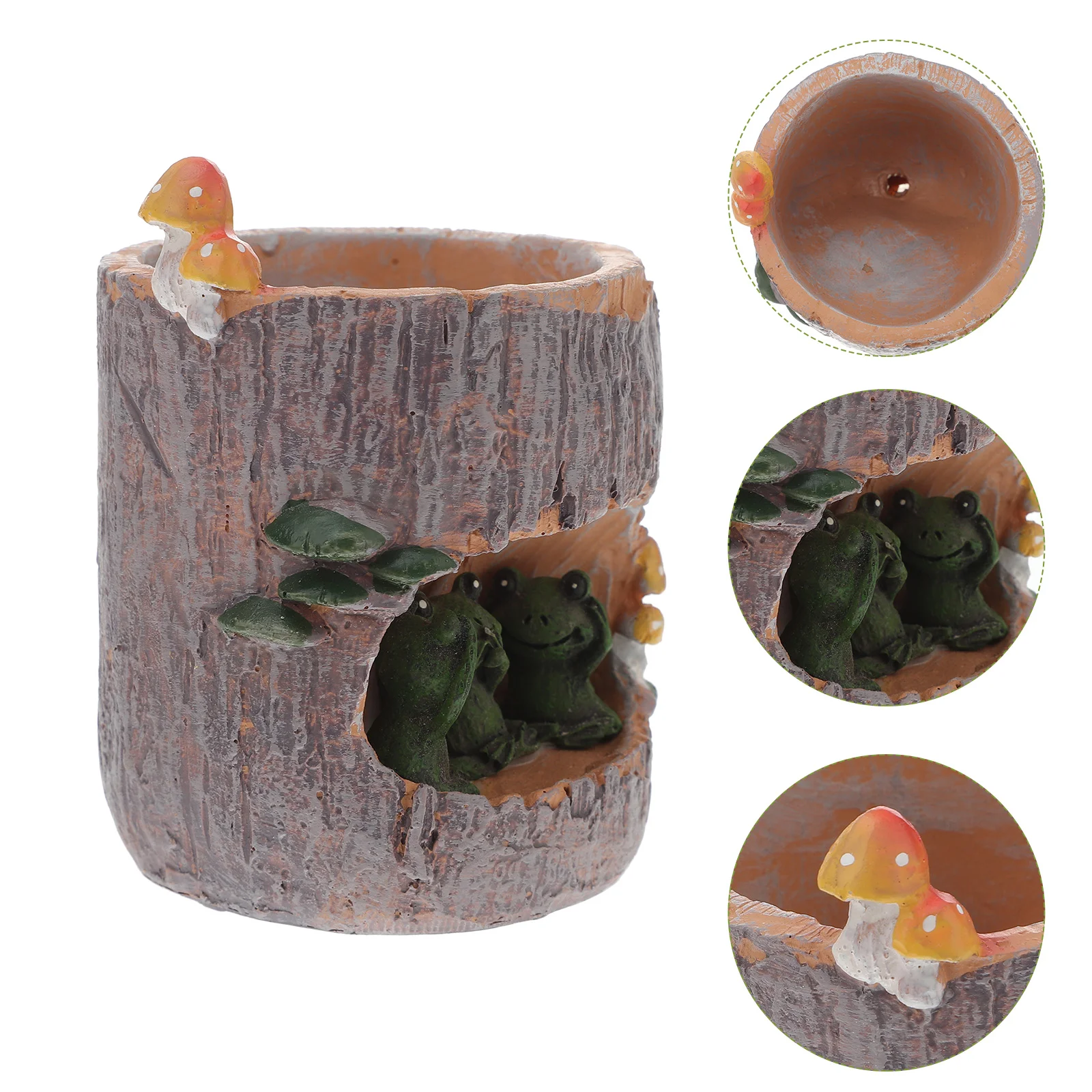 

Pot Flower Pots Planter Succulentgardenplants Bonsai Planters Resin Box Sedum Animaldecor Mini Indoor Cute Succulents Bed Tree