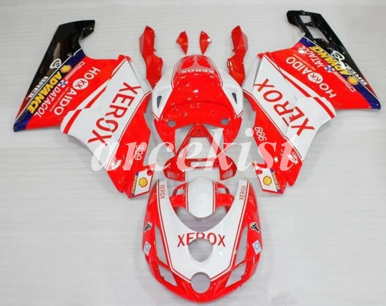 

Новый комплект обтекателей для мотоцикла ABS подходит для DUCATI 749 999 749s 999s 2003 2004 03 04 обтекатель КУЗОВ красный JP