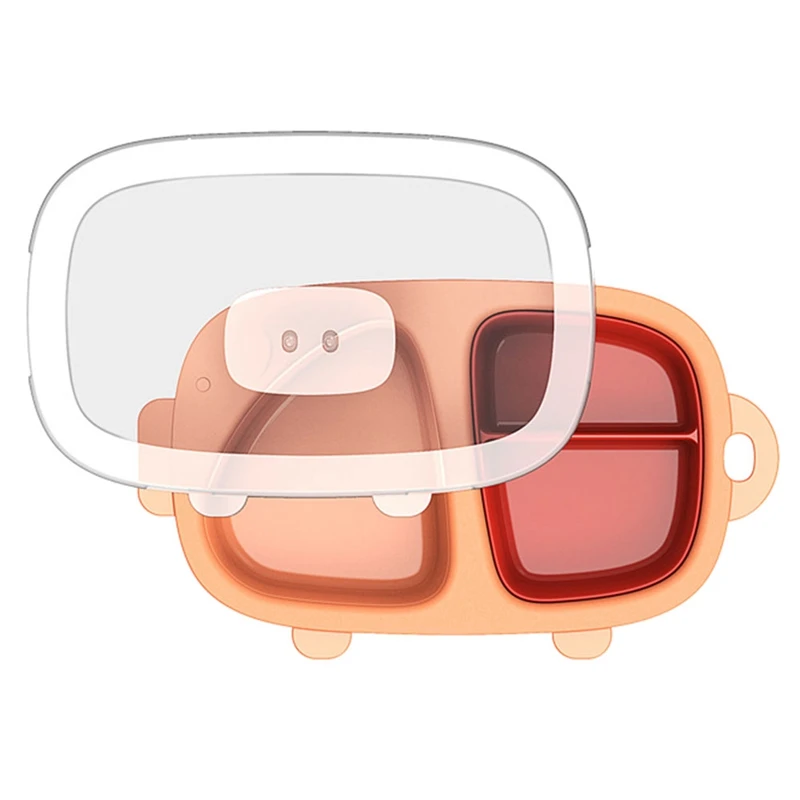 

Cartoon Baby Piggy Partition Plate Special Plate For Children