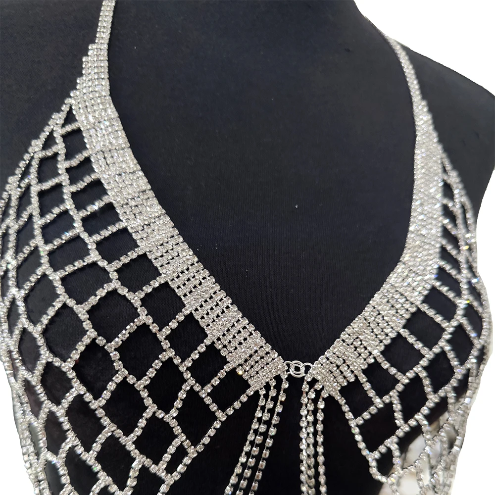 CUIER сексуальный женский бюстгальтер с бахромой со стразами