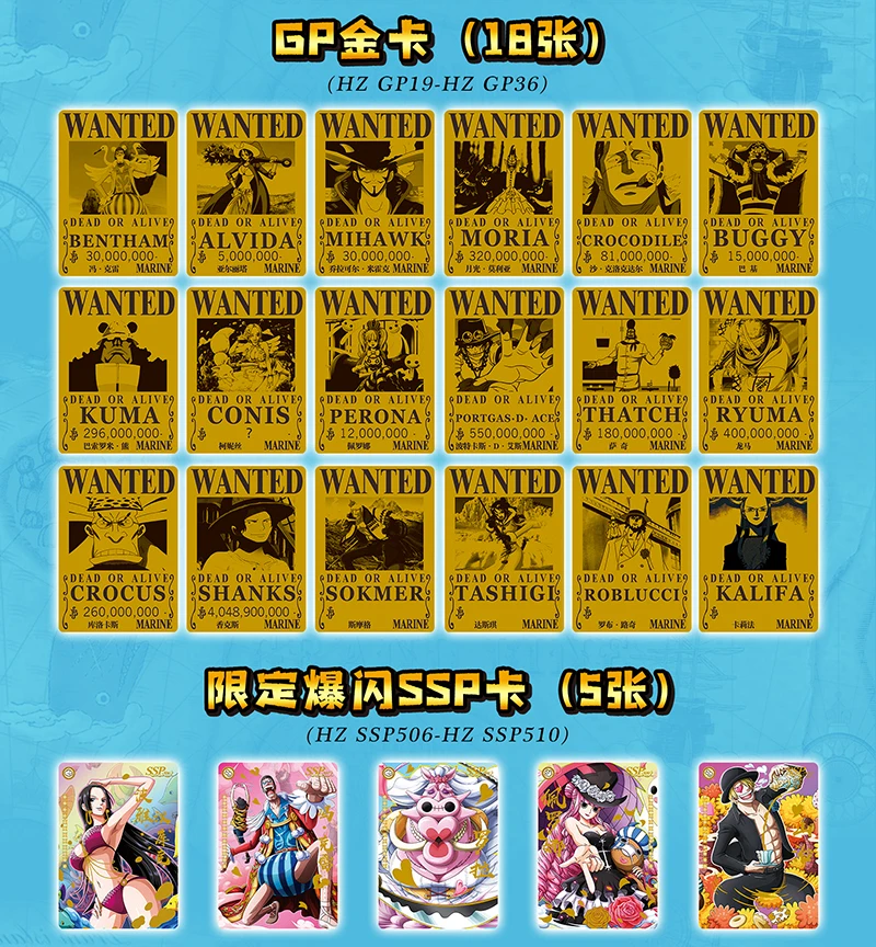 Новинка цельный японский аниме Редкие карточки коробка Luffy Zoro нами и Чоппер Bounty