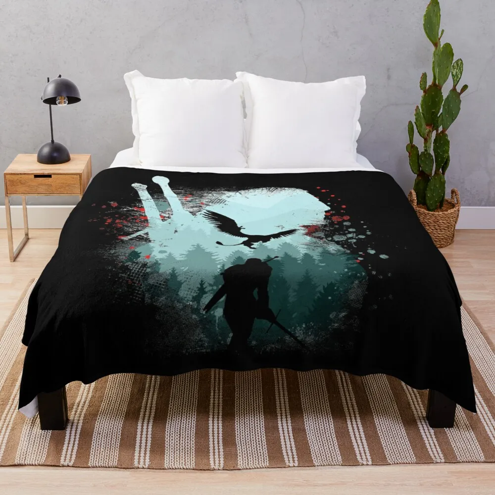 

Silent Hunter Throw Blanket tourist blanket