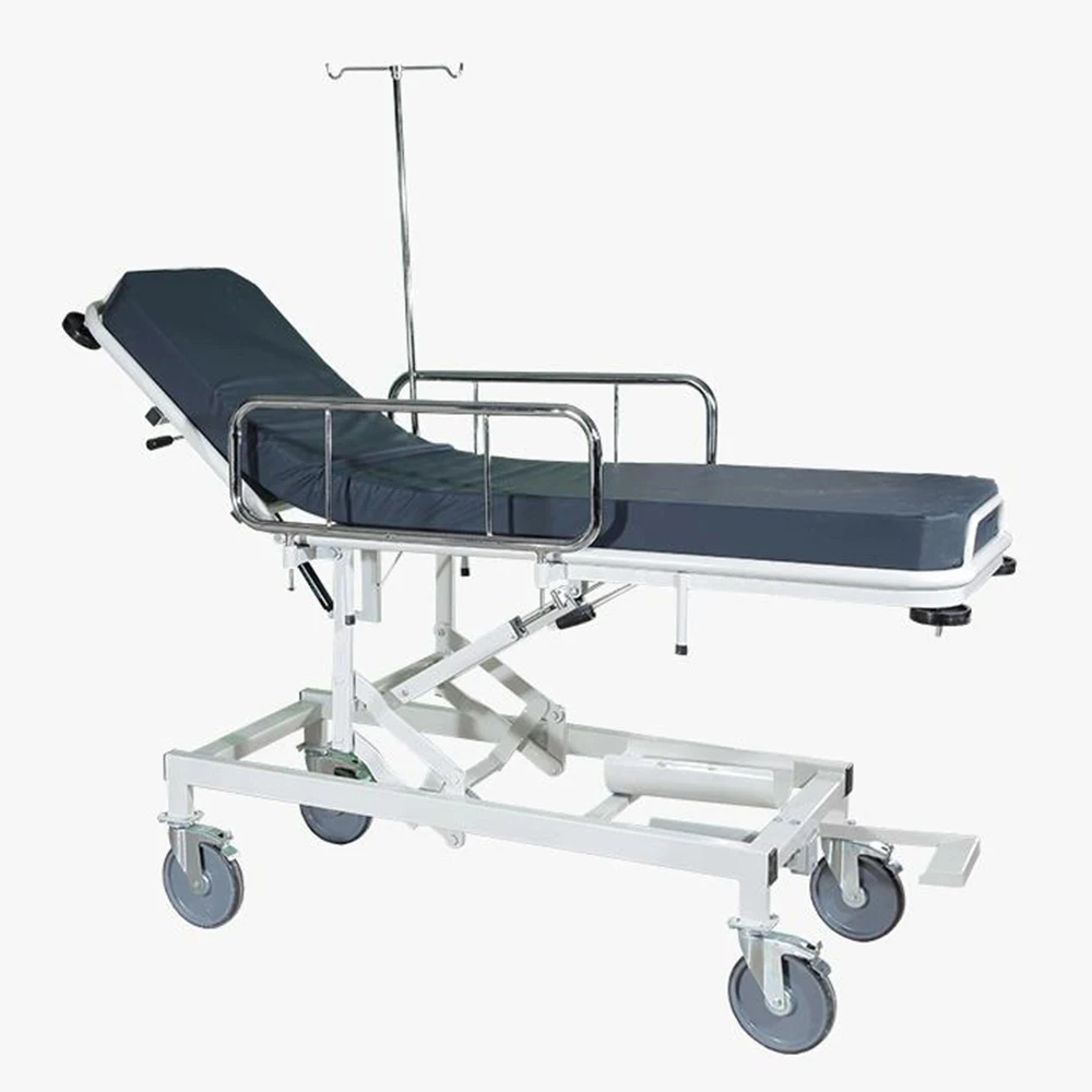 

Hospital Hydraulic Stretcher Ambulance Stretcher Emergency Care Trolley Patient Transfer Patient Stretcher Trolley