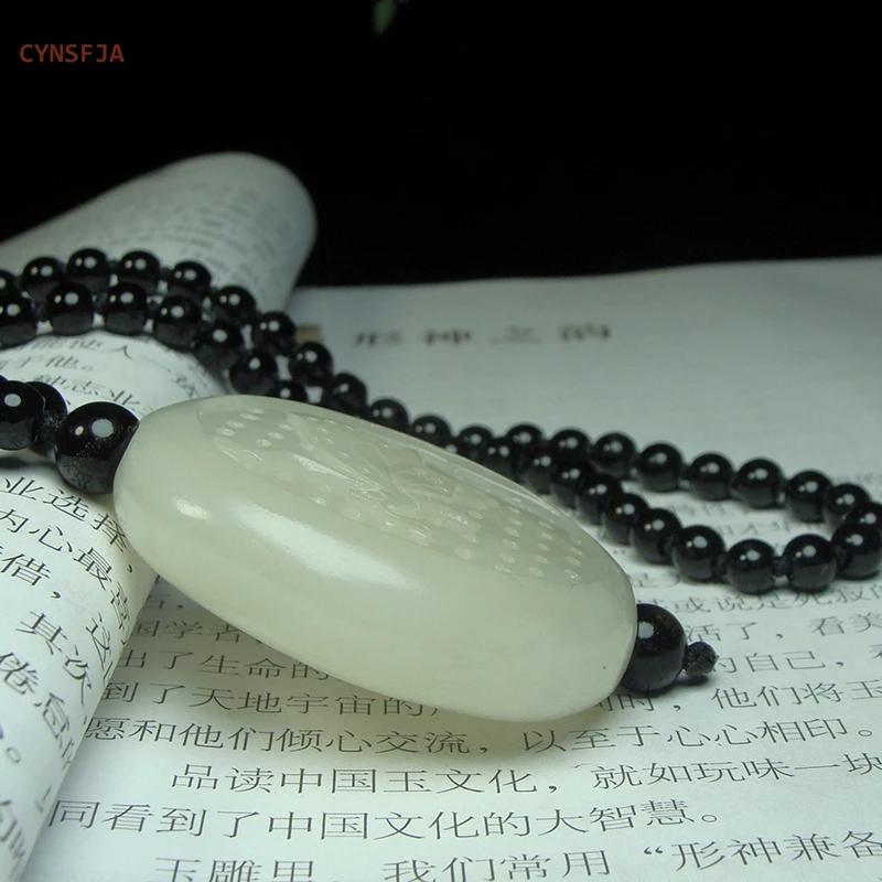 Новинка настоящий редкий Сертифицированный натуральный гетянь нефрит CYNSFJA