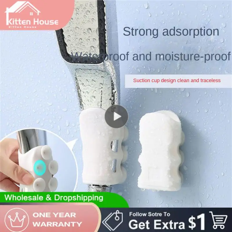 

Strong Viscosity Flower Sprinkling Sucker No Punching Wall Mount Shower Suction Cup Nailless Shower Head Hanger Removable