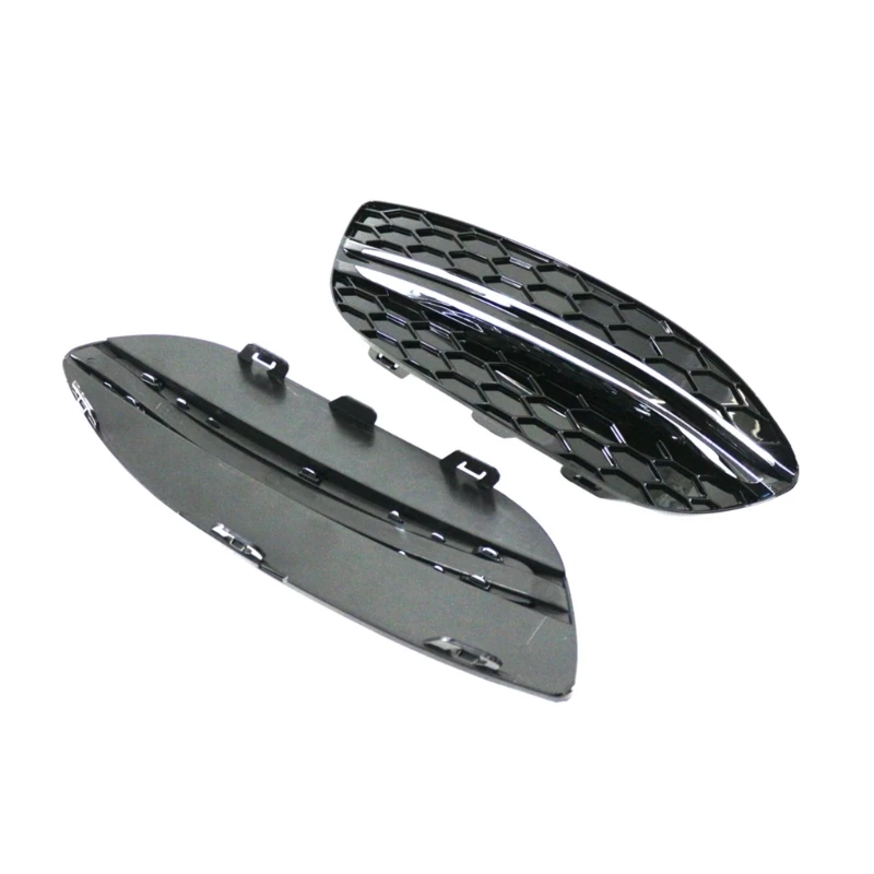 

Front Grills Bumper Fog Light Honeycomb Mesh Cover Left Right Lamp Frame Trim