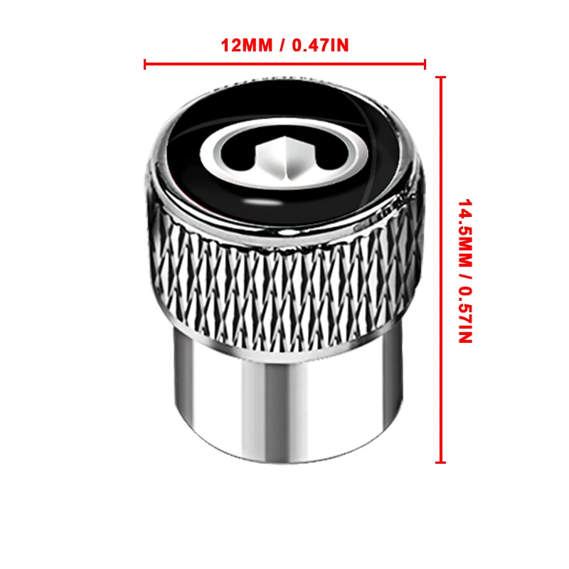 Автомобильная шина Противоугонная металлическая крышка клапана для Ford Focus Mk2 Mk3 Mk4