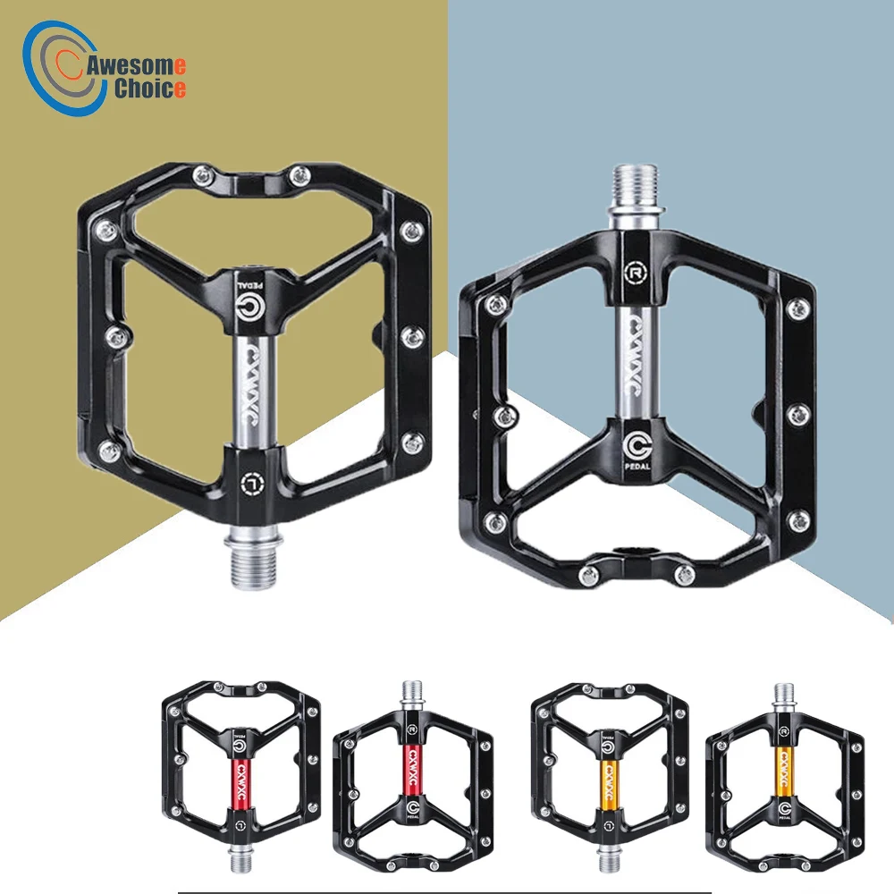 

3 Bearings Flatable Bike Pedals MTB Road Sealed Bicycle Pedals Mountain Bike Pedals Wide Platform Pedales Bicicleta Accessorie