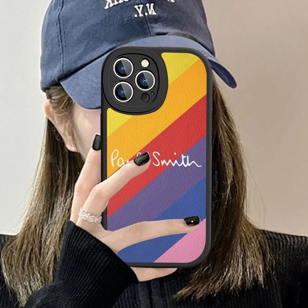 Модный чехол для телефона S-Smith P-Paul из жесткой кожи iPhone 14 13 12 Mini 11 Pro Max Xs X Xr 7 8 Plus Fundas
