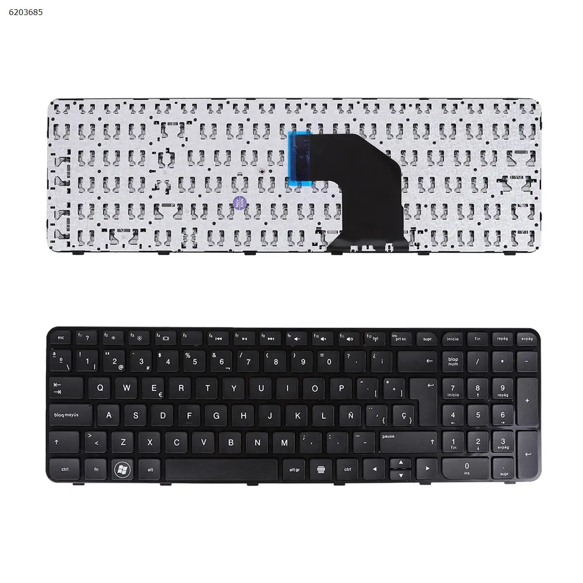 

SP Laptop Keyboard for HP g6-2251sg g6-2250s g6-2103sg g6-2102sg g6-2101sg g6-2052sg g6-2031s g6-2007sg GLOSSY FRAME BLACK
