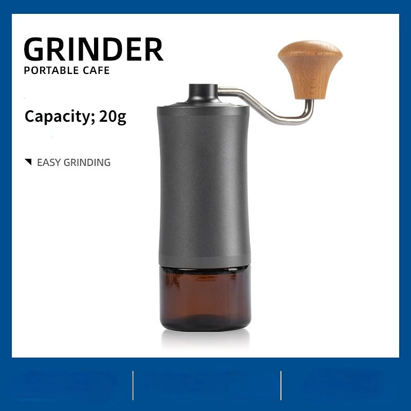 

Hand Coffee Mill Fine Steel Core Coffee Bean Grinder Hand Coffee Machine Household Kitchen Stainless Steel Bean Grinder
