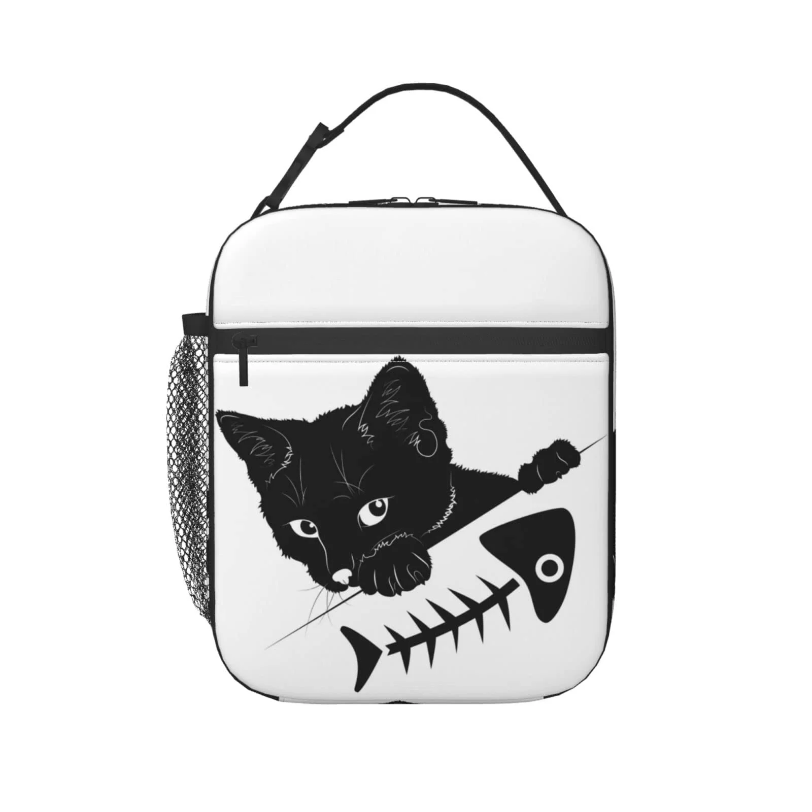 

Thermal Lunch Box kids Children's School Food Travel Thermobox Beach Portable Men Women Teenager Work Office Cute Cat