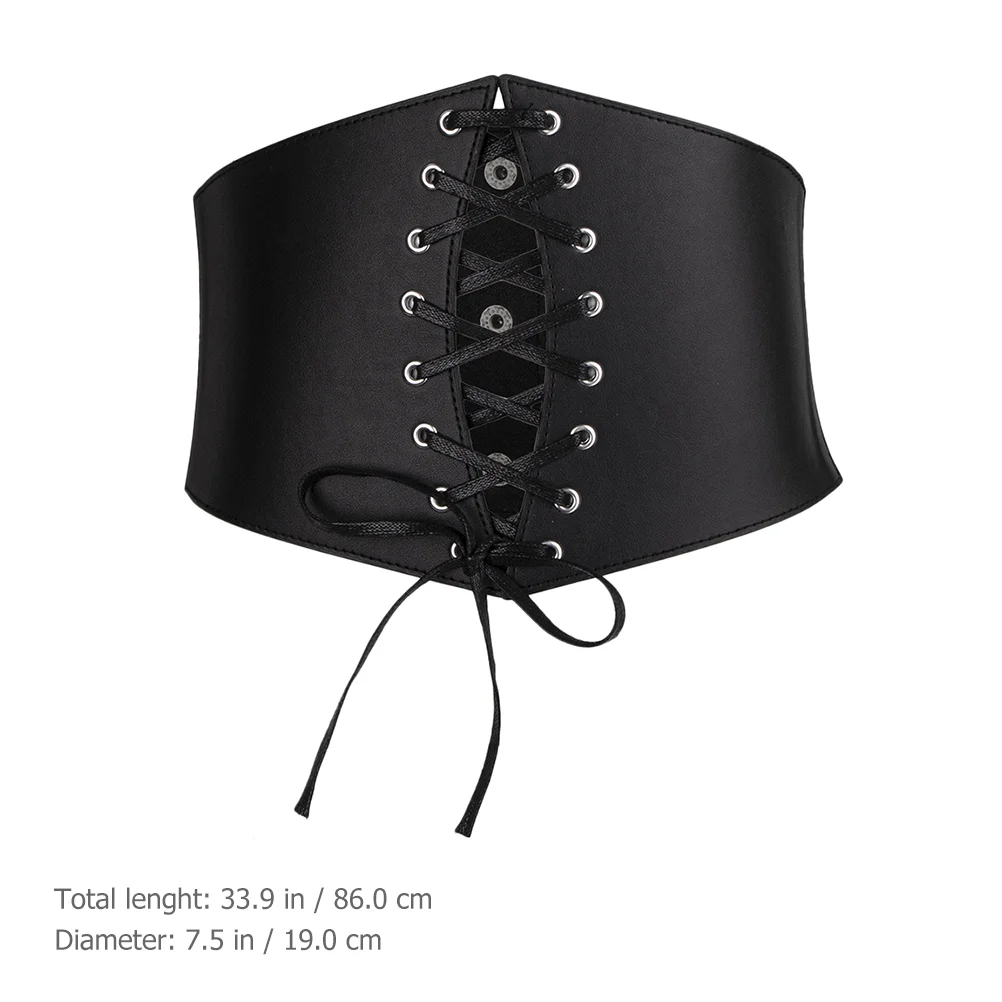 

Belt Corset Waist Belts Waspie Dress Lace Party Up Renaissance Black Wide Size Elastic Tied Girl Lady Wedding Plus Masquerade