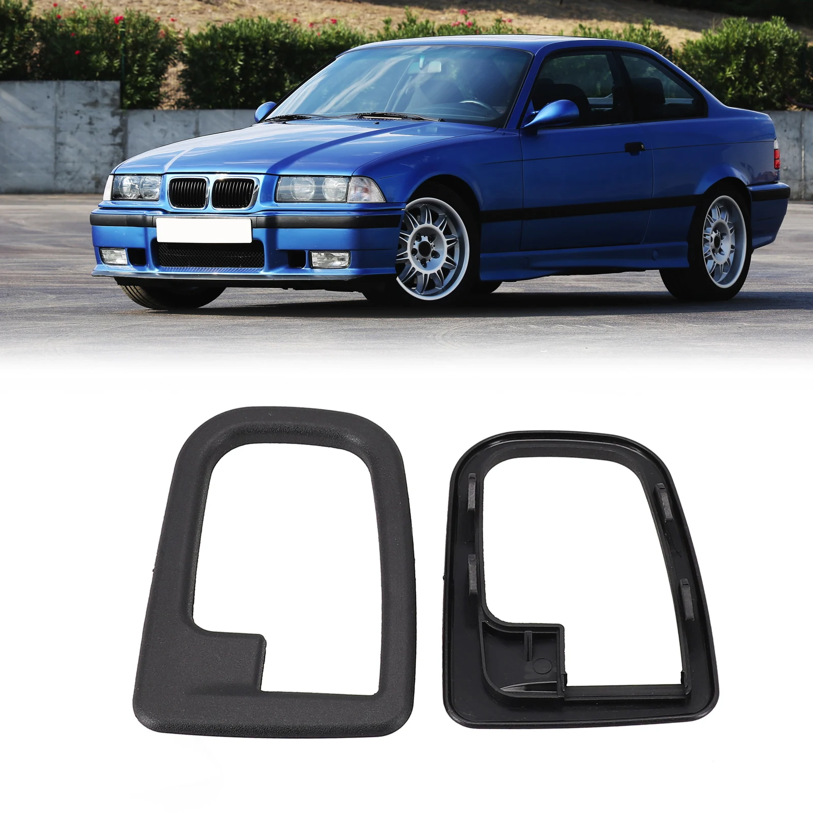 

Interior Door Handle Covers for BMW 3 E36 Z3 M3 Higher Grade Electric Components OEM Number 51228219023 51228219024