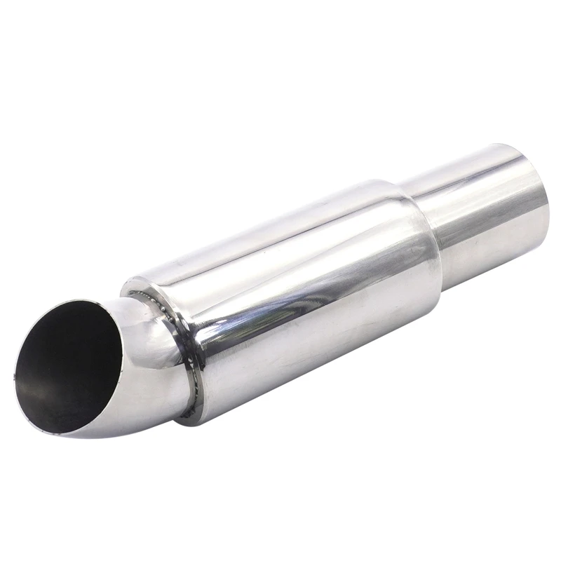 

Stainless Steel Muffler End Pipe Exhaust Pipe Tip Muffler Pipe 2'' Inlet Outlet F19A