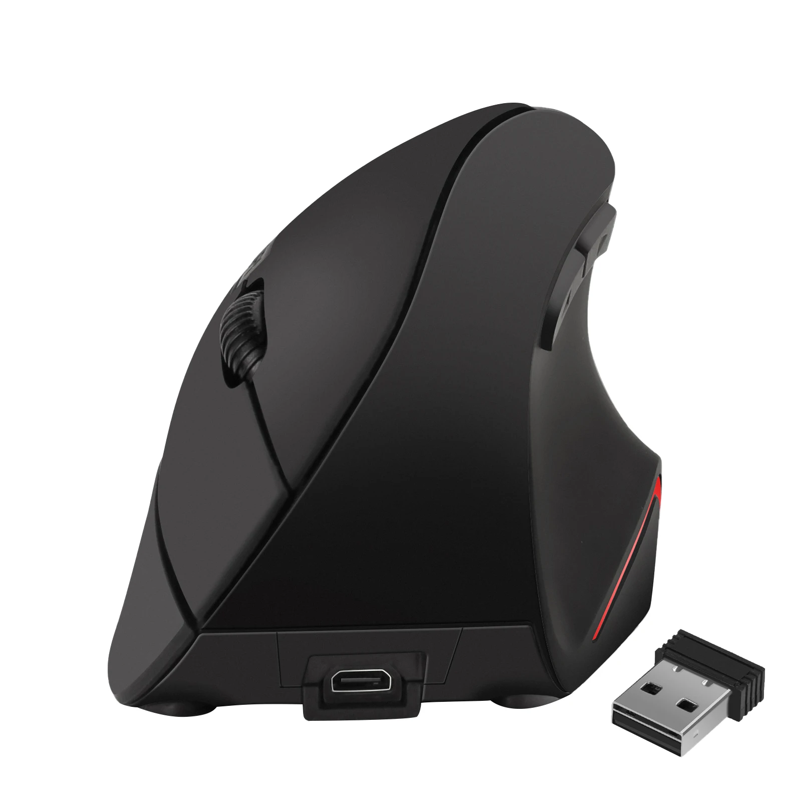 

Мышь беспроводная Вертикальная аккумуляторная, 2,4 ГГц, USB