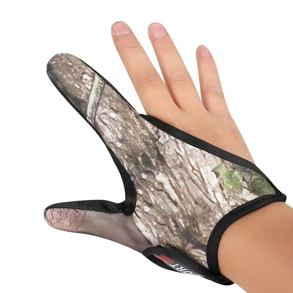 

Fishing Gloves 2 Fingers Breathable Gloves Wearable Anti-Slip Gloves Fishing Finger Protector fish tackle hunting waterproof