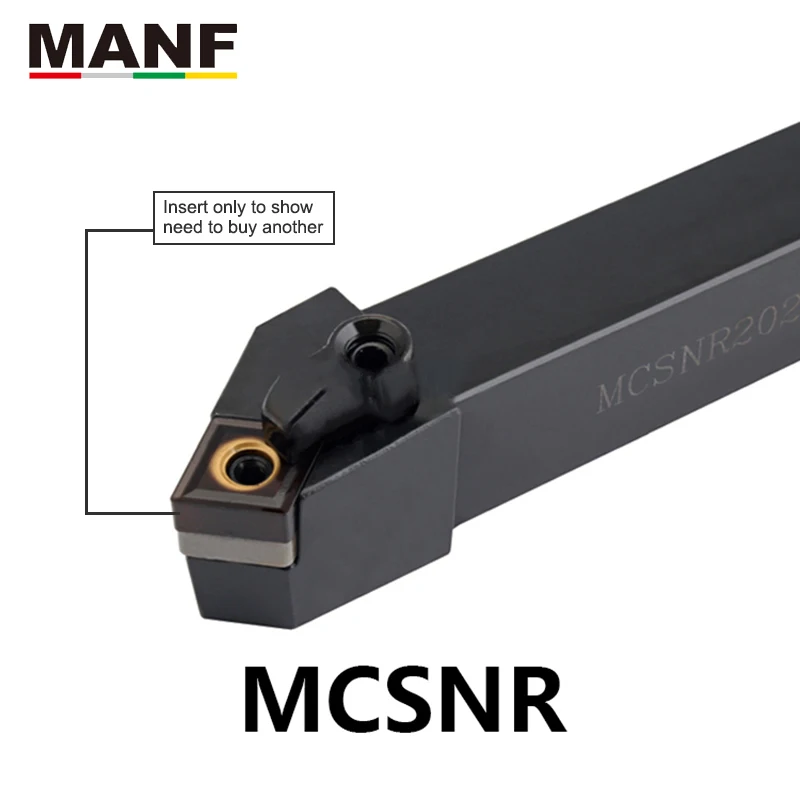 

Токарный инструмент MANF, держатель для резки металла, 20 мм, карбидный резец, держатель инструмента для станка с ЧПУ