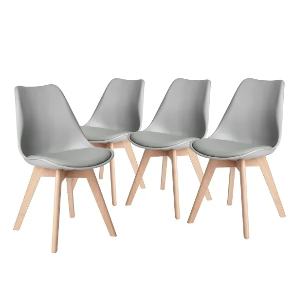 

Dining Chair GREY 4PCS YC