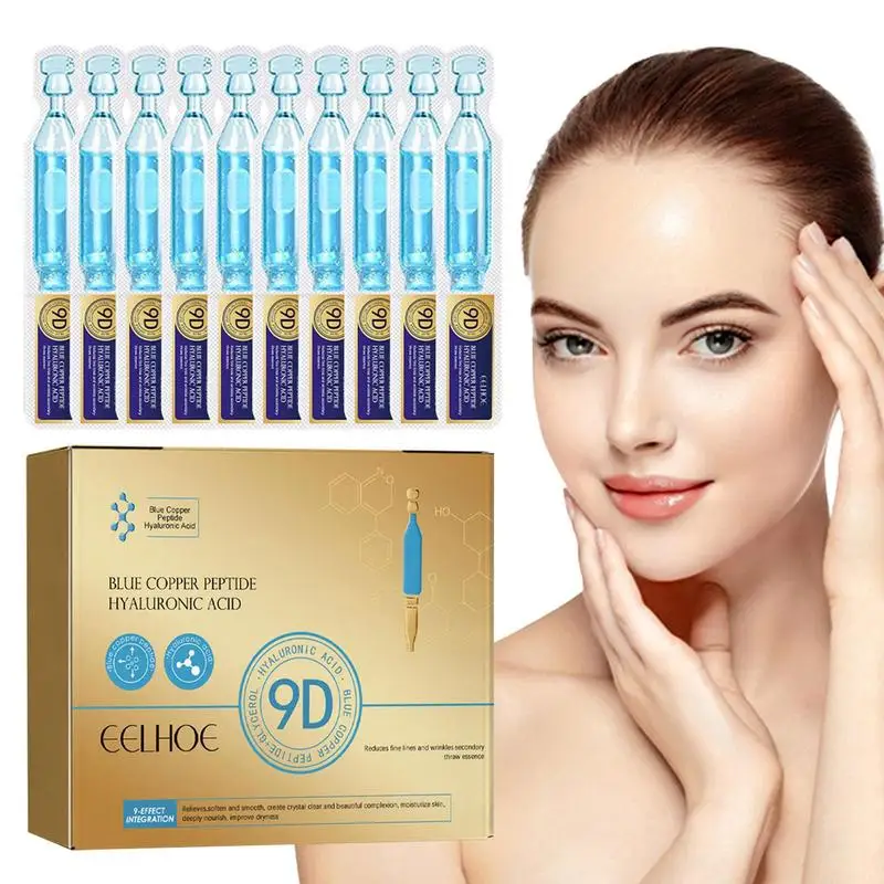 

10pcs 1.5ML Hyaluronic Acid Original Solution Facial Serum Anti-Aging Deep Moisturizing Anti-Wrinkles Shrink Pores Skin Care