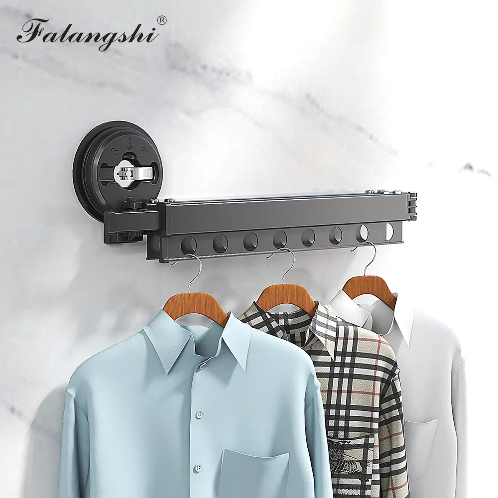 Вешалка для одежды алюминиевые складные вешалки черная настенная вешалка