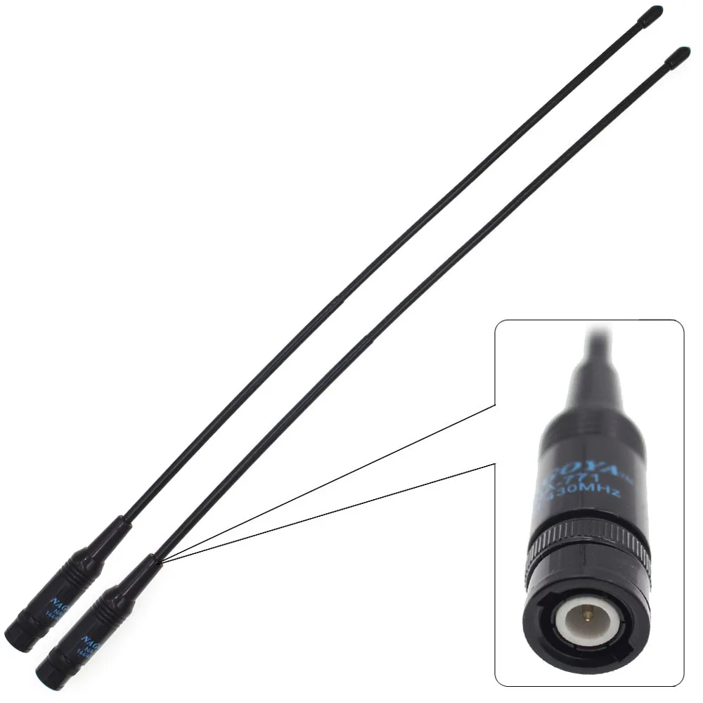 

2pcs NAGOYA NA-771 DUAL BAND 144/430Mhz U/V BNC Antenna For IC-V8 IC-V82 IC-V85 TK308 Two Way Radio with free shipping