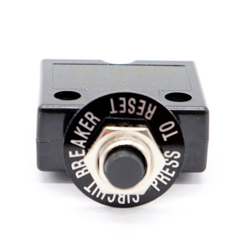 Сбрасываемый автоматический выключатель с водонепроницаемой крышкой 2x5 А 12 В/24 В